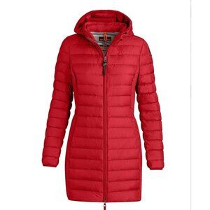 Parajumpers Women's Quilted Irene Lightweight Down Jacket Scarlet NWT MSRP $575